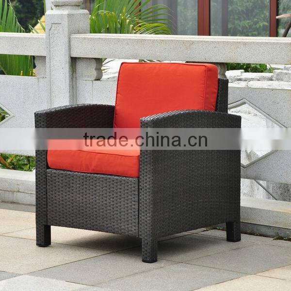 Barcelona Set of 4 Resin Wicker Settee Group