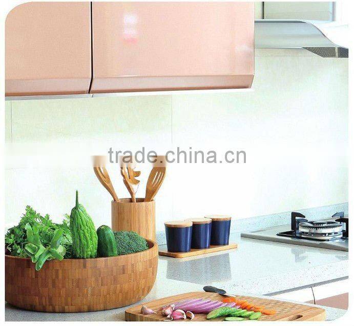 SQUARE WOODEN/BAMBOO bowl plate dish PADS with hole