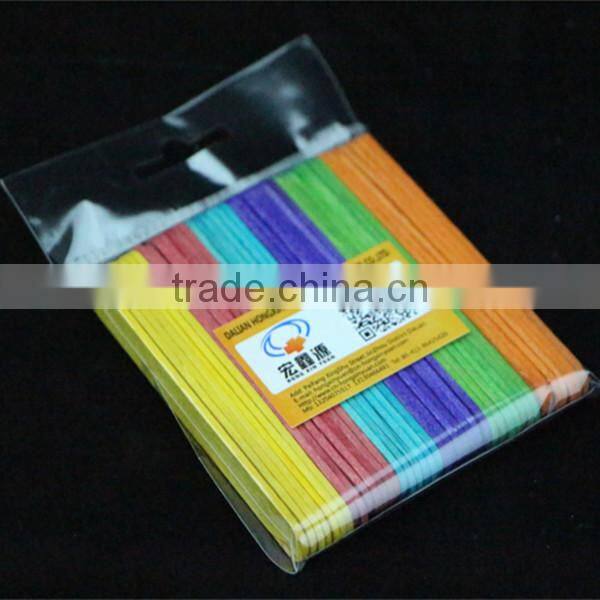 wooden colorful craft stick