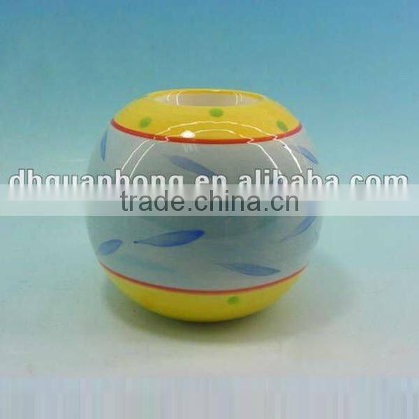 Newness colorful ceramic candle holder