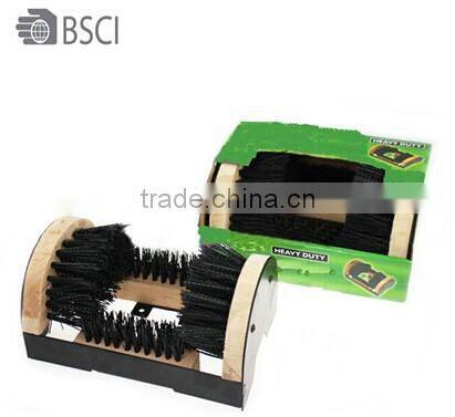 PAHS telescopic PP garden brush broom ,BSCI professional out door sweep brush, yard broom brush manufacturing