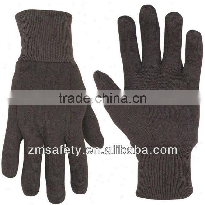 Brown Jersey Glove/Jersey Work Gloves