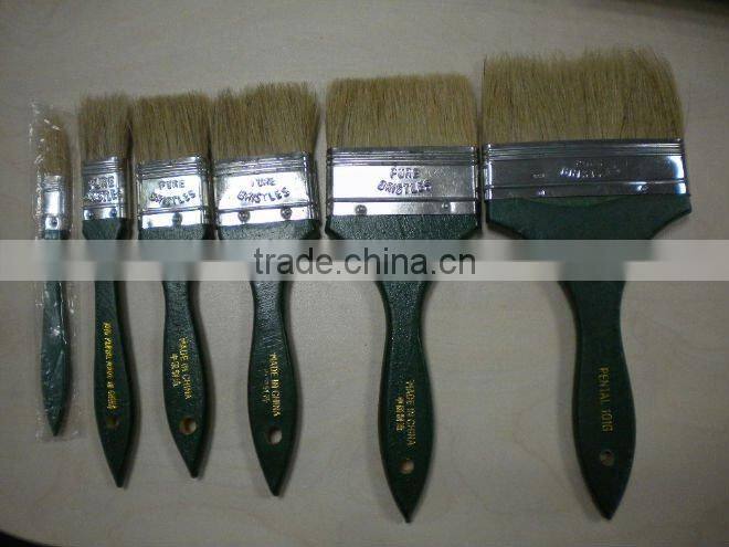 paint brush with pure bristle material