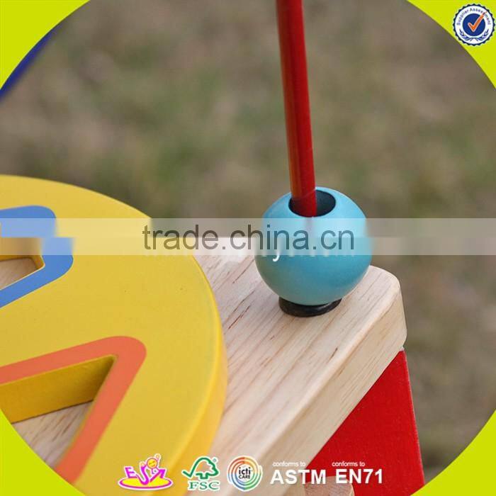 2017 New design funny children wooden beads toy W11B090