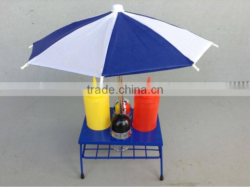 6pcs plastic BBQ condiment set