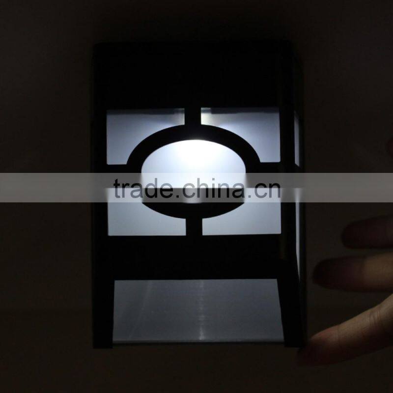 Garden solar powered sensor led lighting