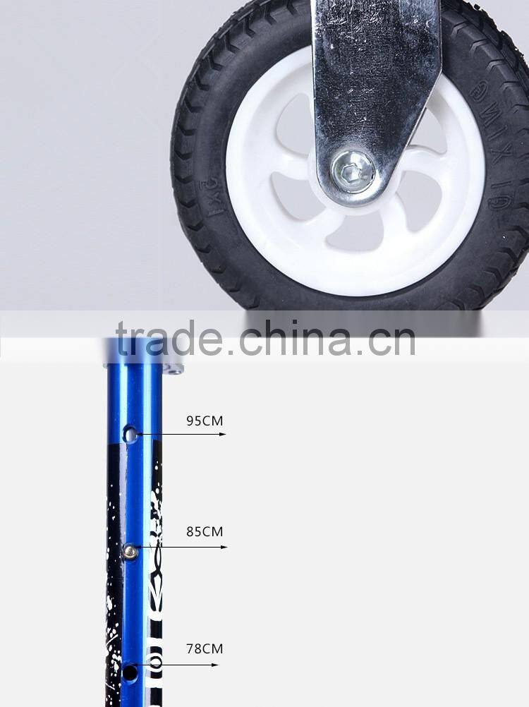 hot sale adult freestyle kick folding scooter with 2 PU wheels