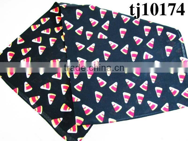 Stylish Multifunctional Red Lattice Bandana as neckerchief, headwear, etc.