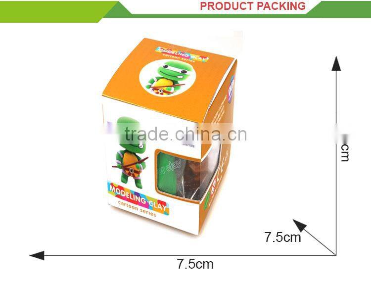 Wholesale intelligent turtle set super kids diy color super clay toys