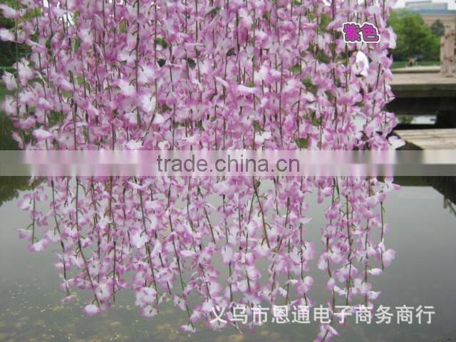 Artificial hanging flowers, plastic hanging flower vines