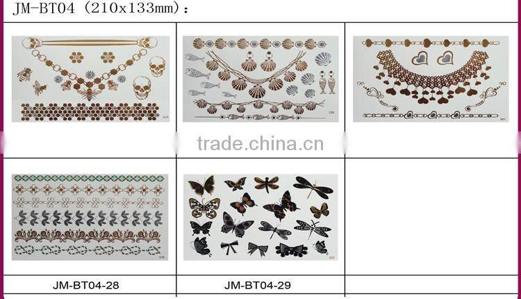 Fashion jewelry 2016 sex products flash temporary tattoo