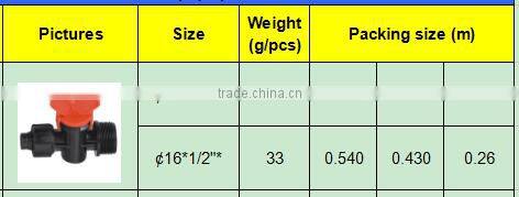 TY High quality PP compression fittings IRRIGATION VALVE eco-friendly Cheap Price Full Size factory price list discount