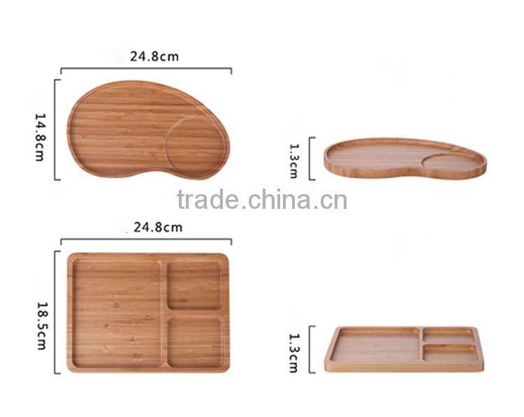 Nice-looking trendy elegant factory Supply Eco-friendly bamboo food tray serving tray