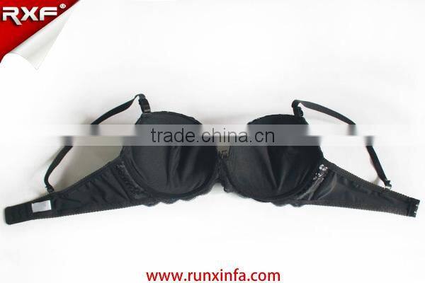 Black push up bra for women/bra manufactory