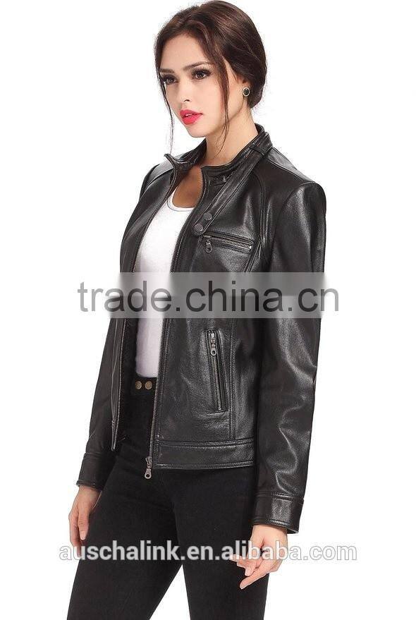 new arrival american style custom made cow leather jacket wholesale price