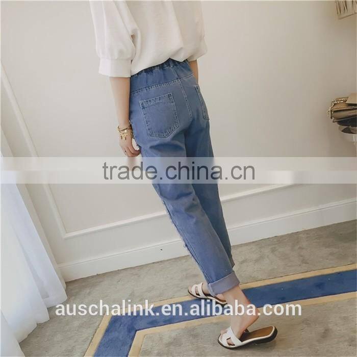 fashion chic german style destroyed jeans factory wholesale china