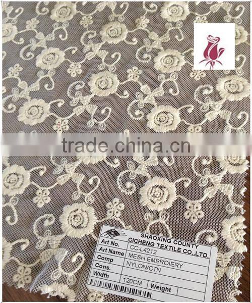 chiffon fabric blouses knitted fabric dress embroidery swiss voile lace