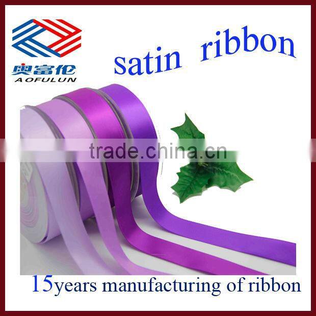 Broadside double faced satin ribbon for Headdress