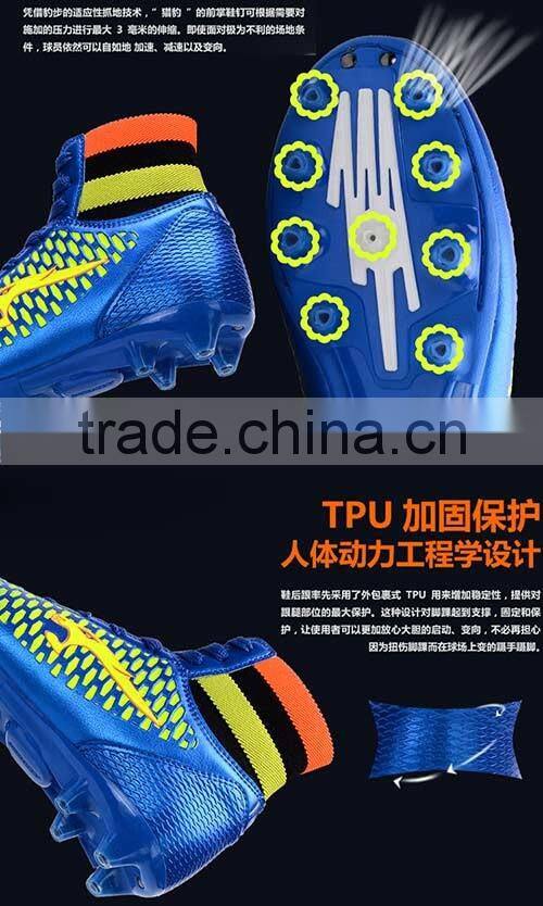wholesale soccer shoes for men women children sport play football on the grass