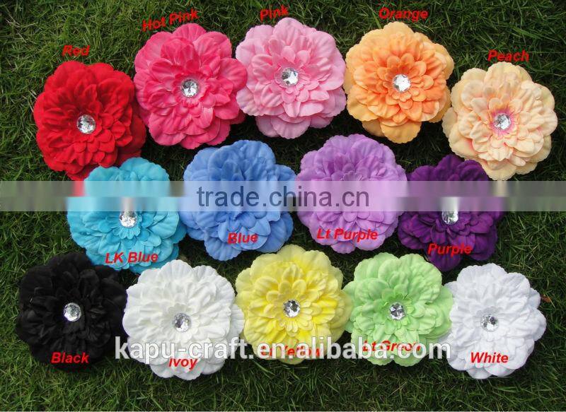 Cute handmade artificial fabric flower peony