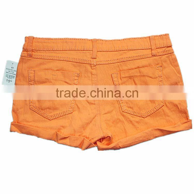 GZY direct sell price denim shorts jumpsuit wholesale china lady jeans high quality wholesale china stock lots 2017 no name bran