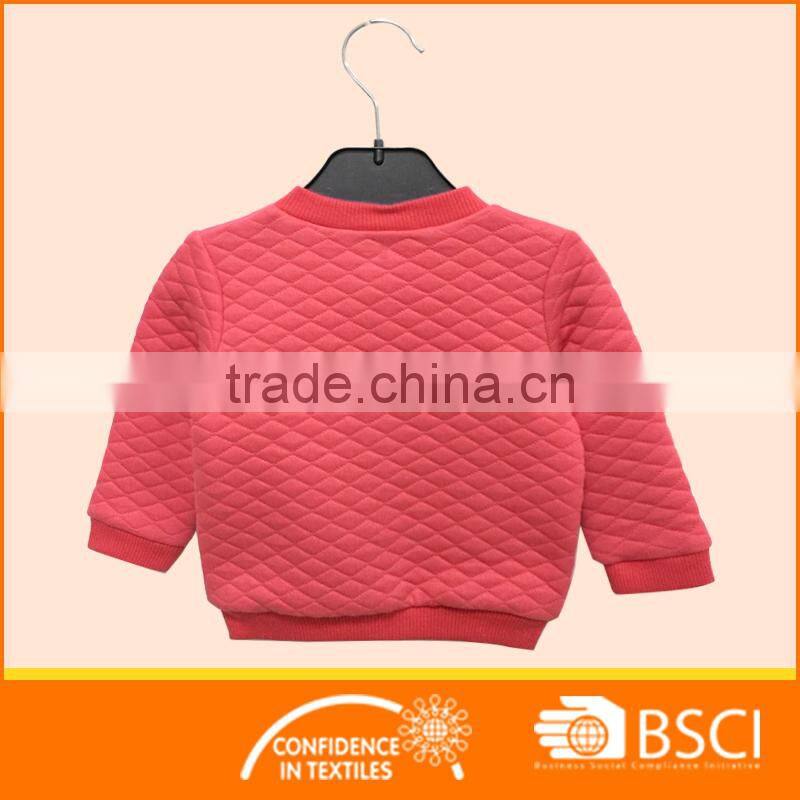 baby quilting wamly red long sleeve winter coat