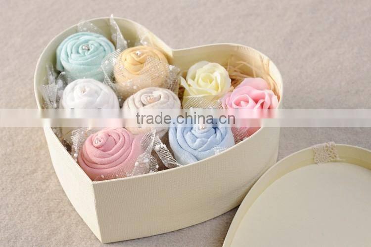 Solid color women cotton tube socks cushion socks