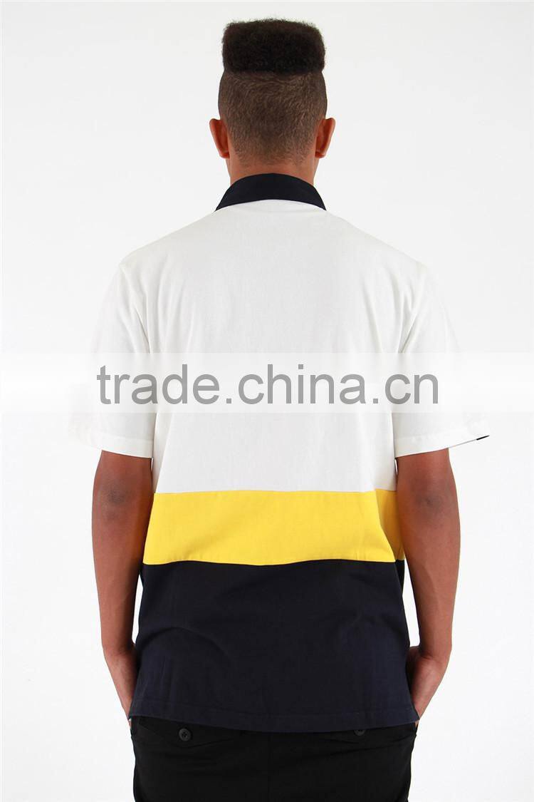 OEM Shirt 100% Bamboo Clothing Men's Plain stand up collar t-shirt logo