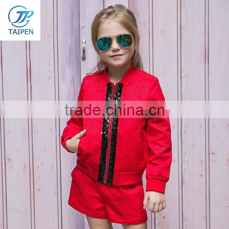 Girls Long Sleeve Cotton t Shirt Fashion New Design With Lace Printed For Winter Kids Clothing Wholesale