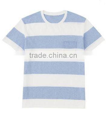 100% cotton colorful wholesale striped t shirt