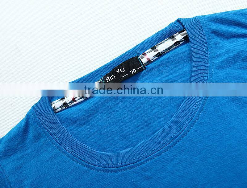 100% Pure Cotton Round Neck Fashion Design Couple T Shirts