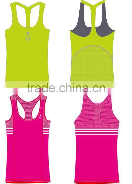 2015 fashion new designed stringer tank top