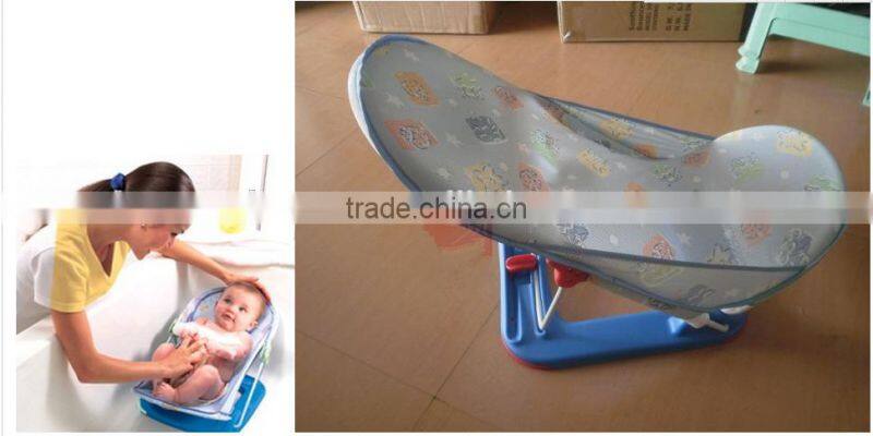Popular Baby Care Product Portable Foldable Baby Bather Bath Seat Chair