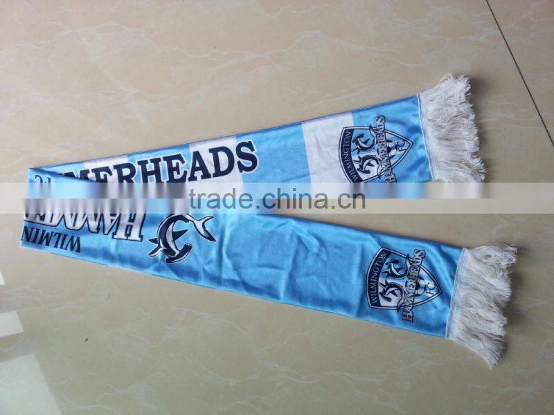 knitted polyester sports scarf
