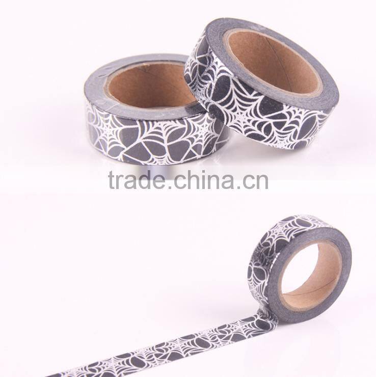 1.5cm*10m halloween stamping Japanese washi foil tape