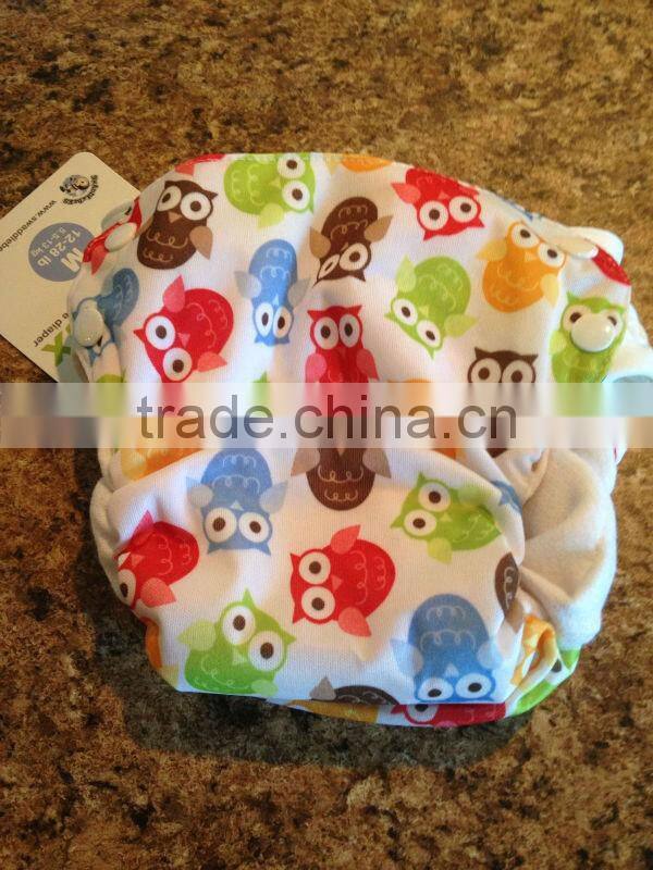 New Born Colorful Owl Nappy Sweet Cotton Baby Diapers