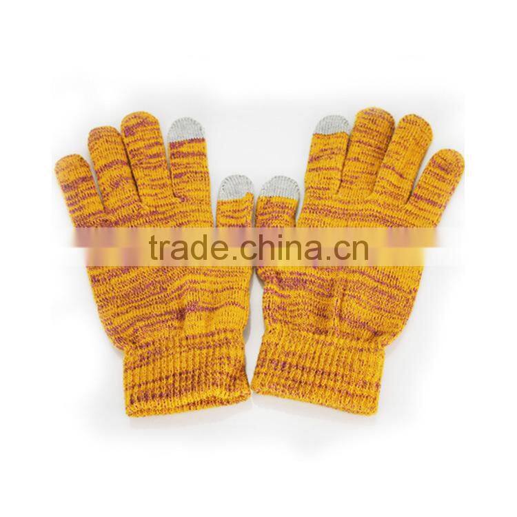 China manufacturing Knitted Finger Touch Screen Gloves
