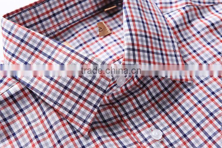 China direct factory customise 100% cotton check pattern latest formal shirt designs for men