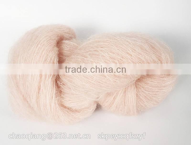 fancy cotton nylon polyester knitting yarn