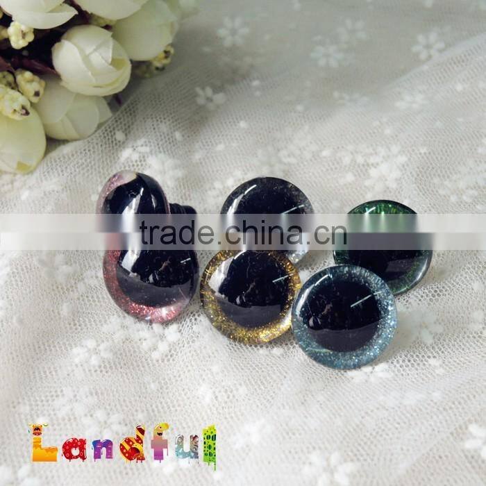 20mm Glitter Color Big Animal Eyes Safety Puppet Toy Sparkle Eyes