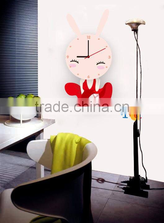 3D Clock deco wall sticker decal
