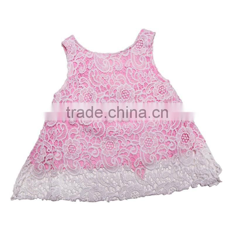 Childrens boutique clothing tank top american best clothing set baby lace clothes set
