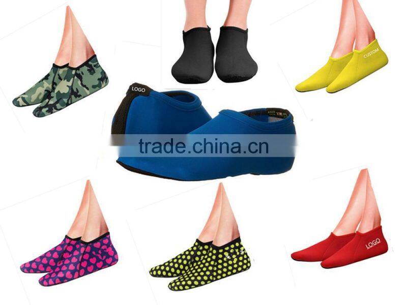 OEM 2.5-3.5MM Low Cut Beach Sock Neoprene Socks for Water Sports Scuba Diving, Snorkeling, Paddling, Boarding&Jetskiing --AMY615