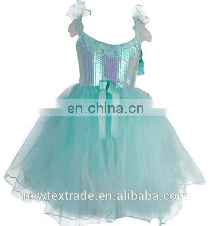 2015 green ballet cute girls dancewear