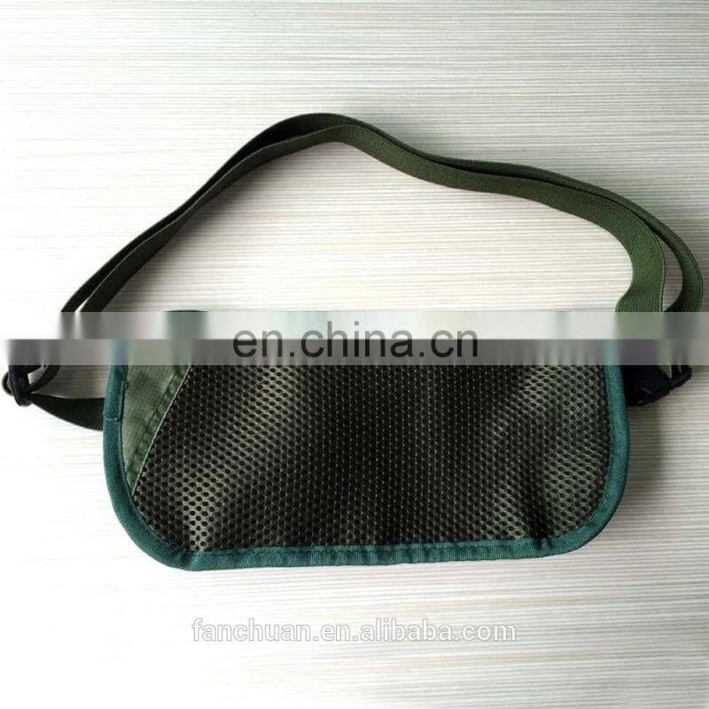 Single Buckle Elastic Ripstop Nylon RFID Blocking Credit Cards Money Belt