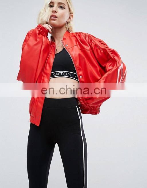 Manufacturer price custom men women motorcycle pu leather jacket
