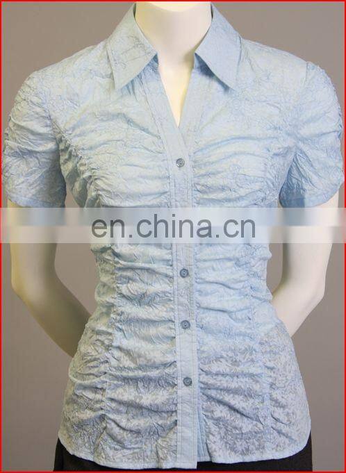 100% Cotton Ladies Blouse 2017