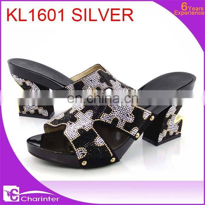 wholesale ladies shoes slipper latest slipper shoes with stones