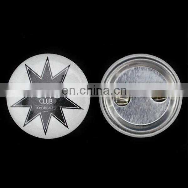 popular round tinplate button badge