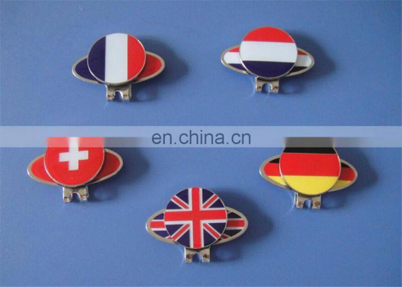 Black Nickel Parachute Shaped Magnetic Ball Marker Hat Clip - Modern Wealth